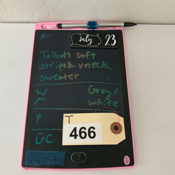 Talbots Soft Striped V Neck Sweater Womens M Medium Slouchy Acrylic Pullover - Picture 10 of 11